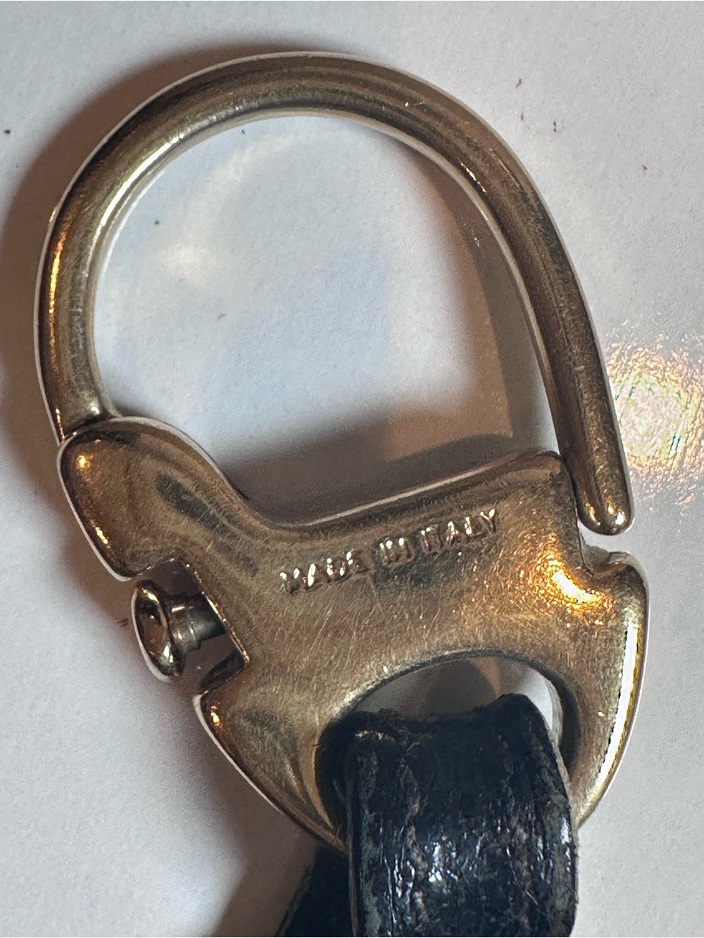Vintage Gucci Double G Gold x Brown Leather Charm Keychain
Accessory - Picture 3 of 6
